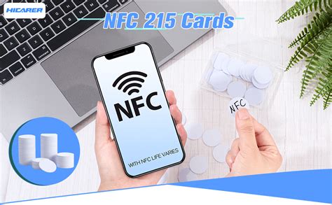 carte nfc tag 215|Hicarer NFC 215 Cards, NTAG215 NFC Round Cards NFC 215 .